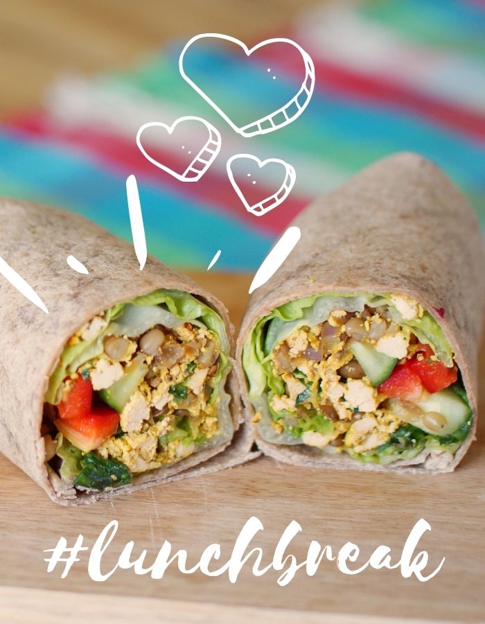 Read more about the article Tofu-Scramble-Wrap to go