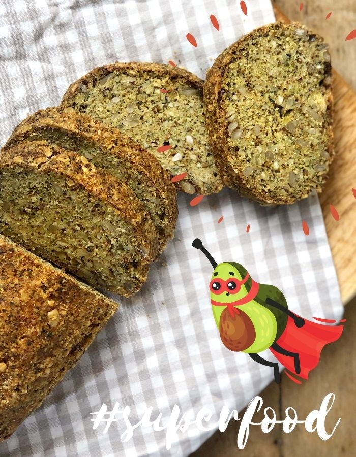 Veganes Superfood-Brot ohne Mehl
