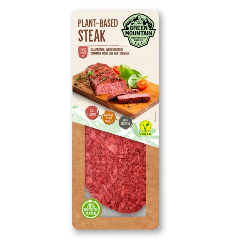 Plant Based Steak von Green Mountain zum vegan grillen