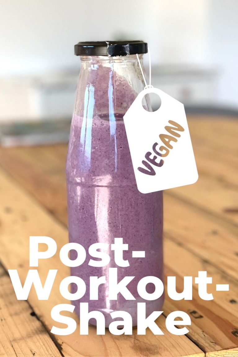 Veganer Post Workout Shake ohne Eiweißpulver