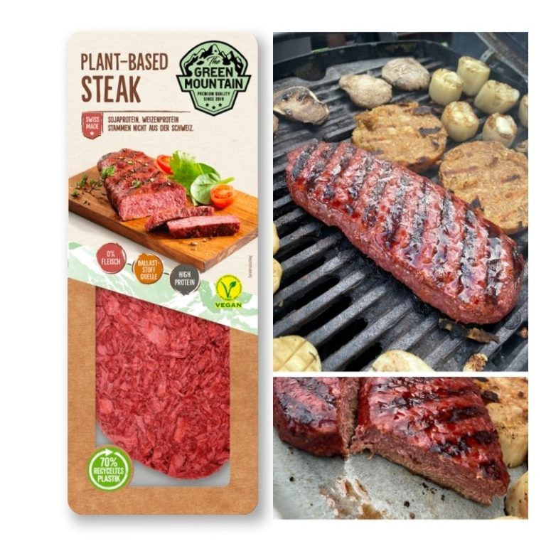 Plant based Steak von Green Mountain