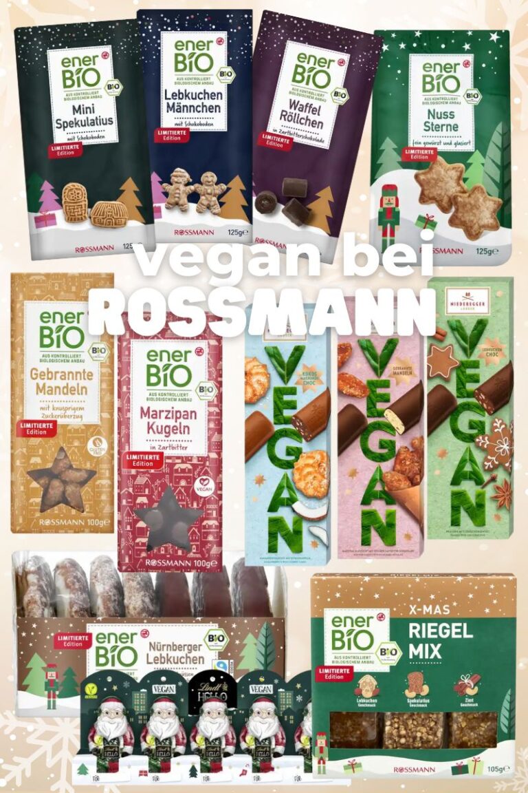 Vegane Weihnachtssuessigkeiten bei Rossmann