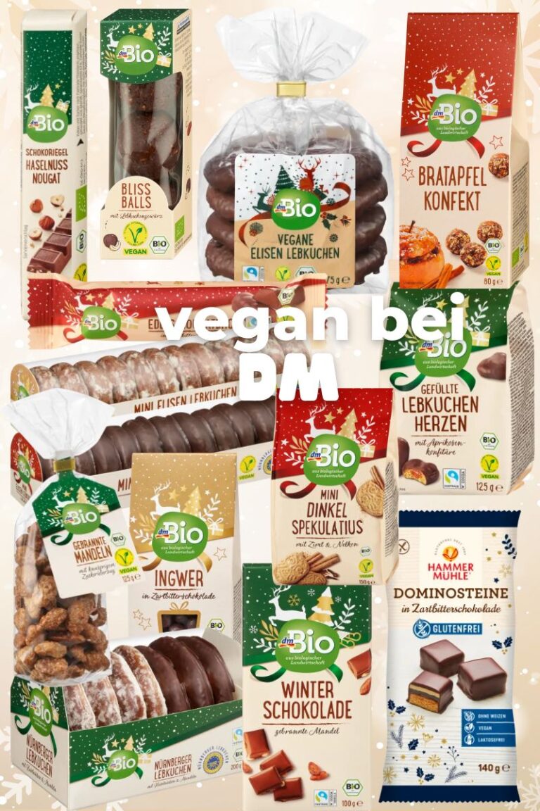 Vegane Weihnachtssuessigkeiten bei dm