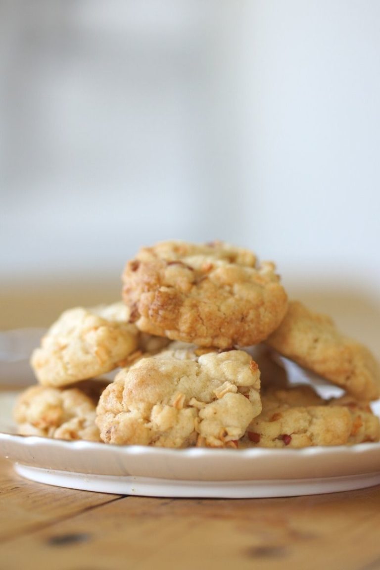 Einfaches Rezept für Vegane Apfel Crumble Kekse