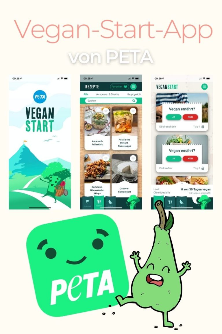 Vegan Start App von Peta