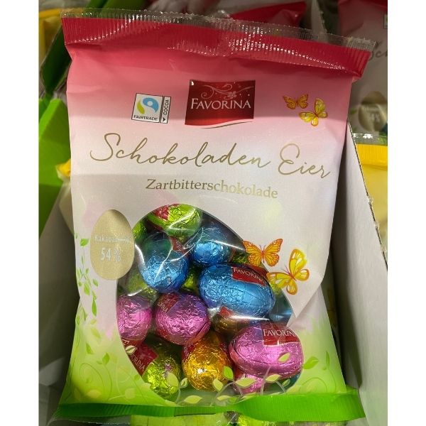 Schokoladen Eier Zartbitterschokolade von Favorina
