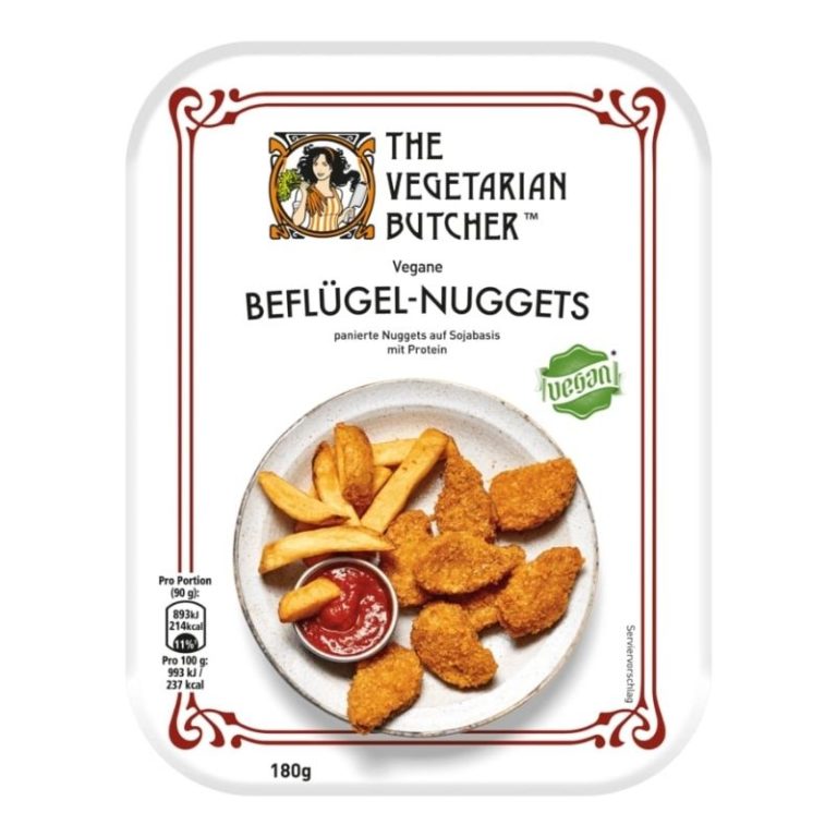 Beflügel-Nuggets von the vegetarian Butcher