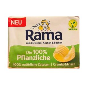 Die 100 % pflanzliche Butter von Rama
