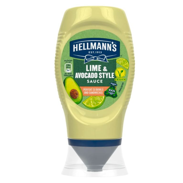 Vegane Lime & Avocado Style Sauce von Hellmanns