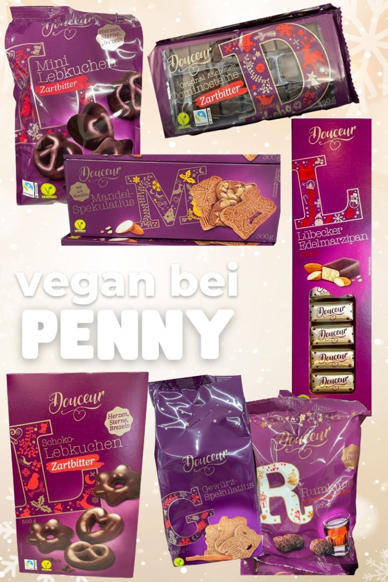 Vegane Weihnachtssüßigkeiten bei Penny - Eigenmarken