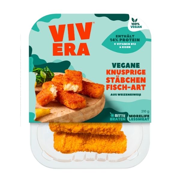 Vegane knusprige Stäbchen Fisch-Art von Vivera