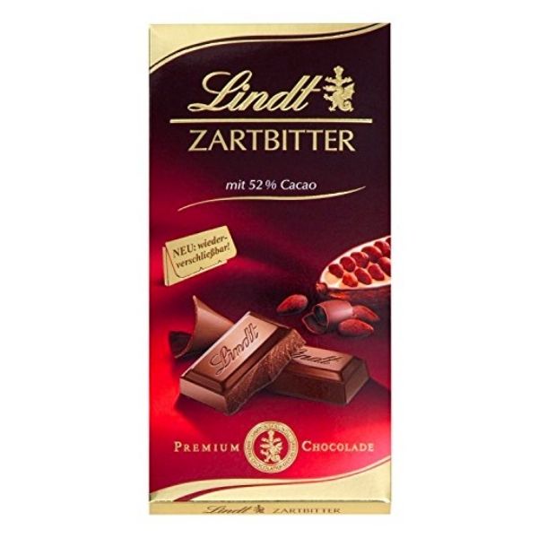 Zartbitter mit 52 % Cacao von Lindt