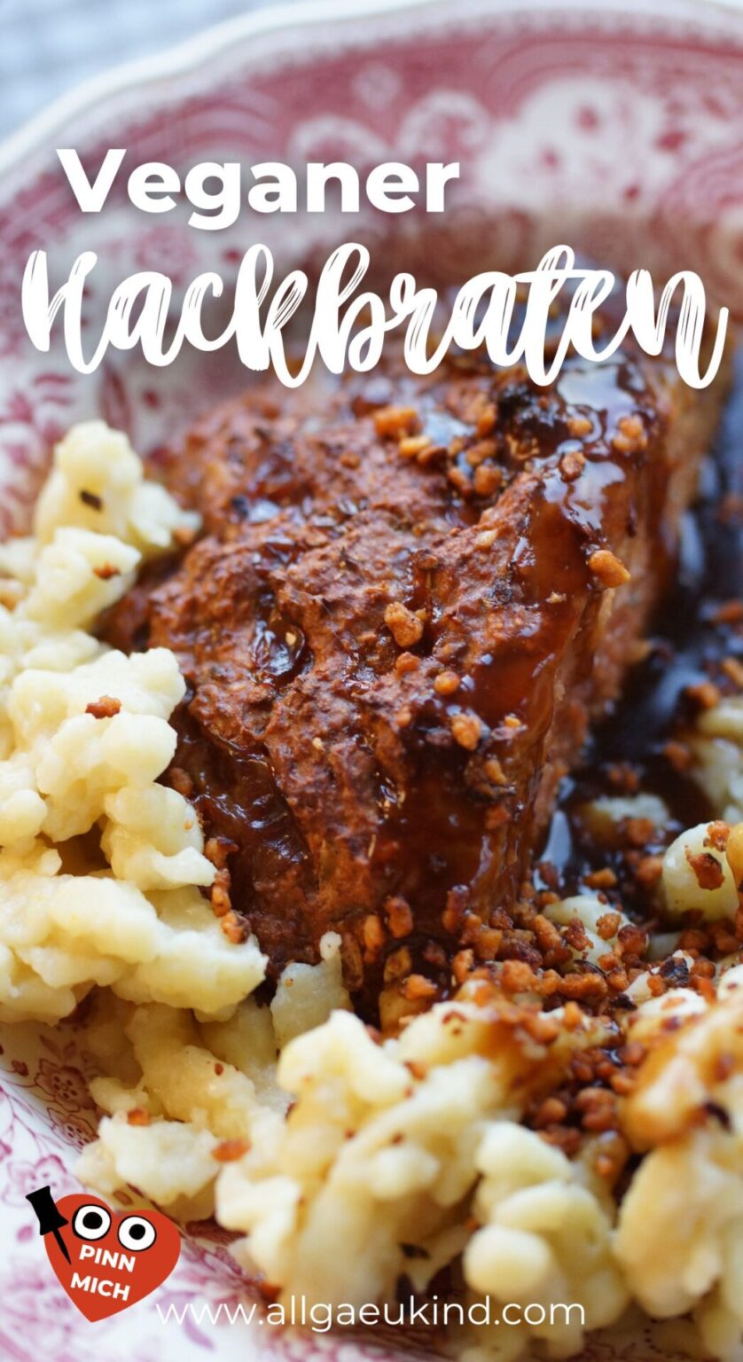 Veganer Hackbraten: Einfaches &amp; superleckeres Rezept!