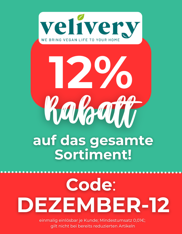 Velivery Rabatt 12 Prozent im Dezember Saisonkalender Oktober