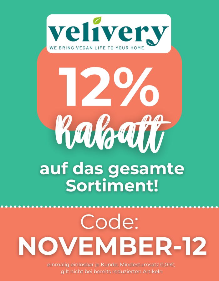 Velivery Rabatt 12 Prozent im November Startseite