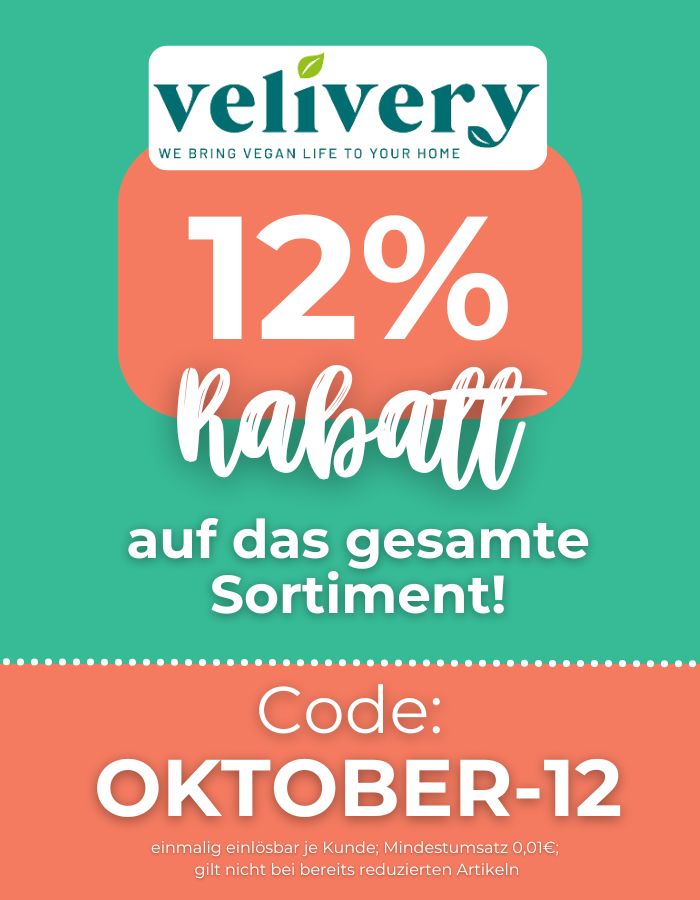 Velivery Rabatt 12 Prozent im Oktober