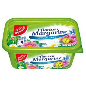 Vegane Pflanzenmargarine von Gut & Günstig