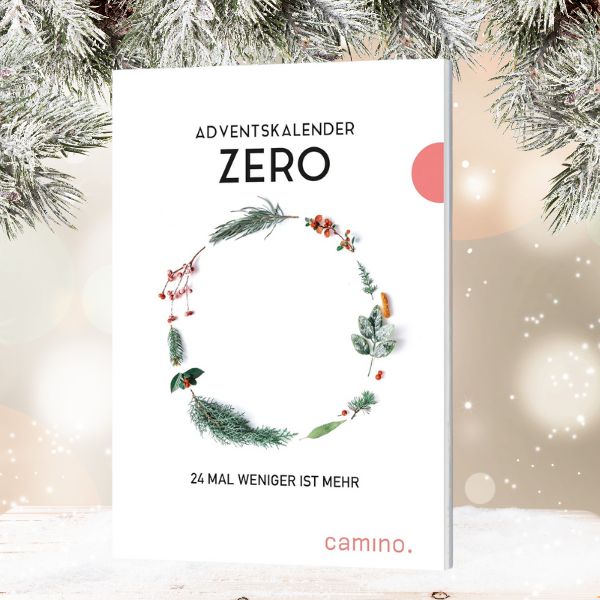 Minimalismus Adventskalneder ZERO von Camino