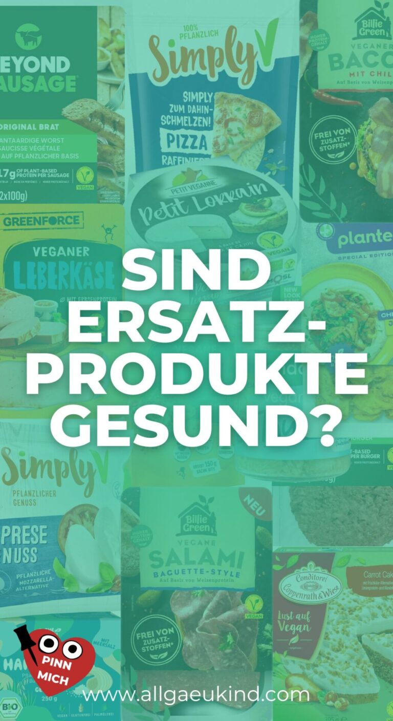 Pin 1 Ersatzprodukte gesund Sind vegane Ersatzprodukte gesund?