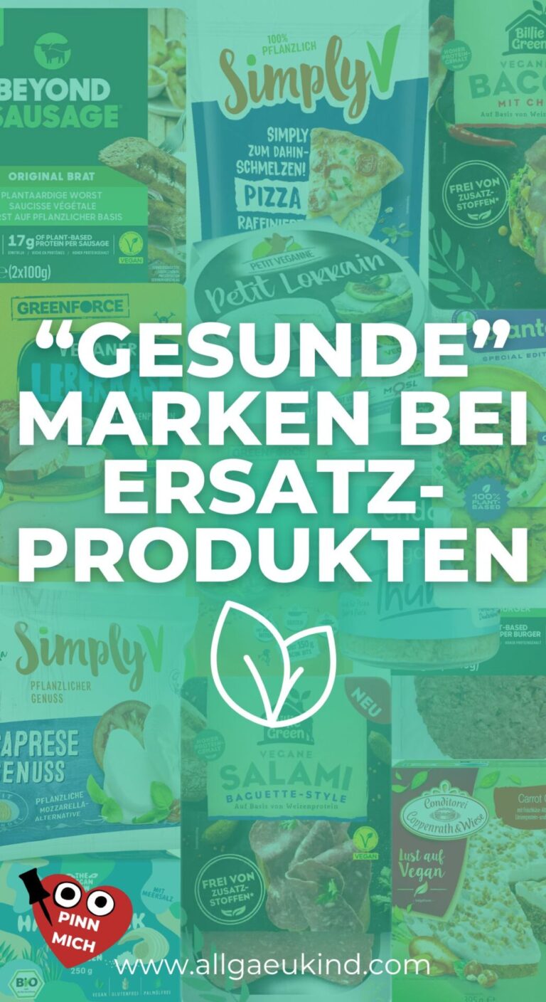 Gesunde Ersatzprodukte zum Pinnen